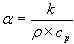 thermal diffusivity equation