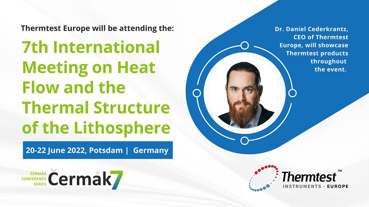 Thermtest Europe will be attending the 7th International Meeting on Heat Flow and the Thermal Structure of the Lithosphere