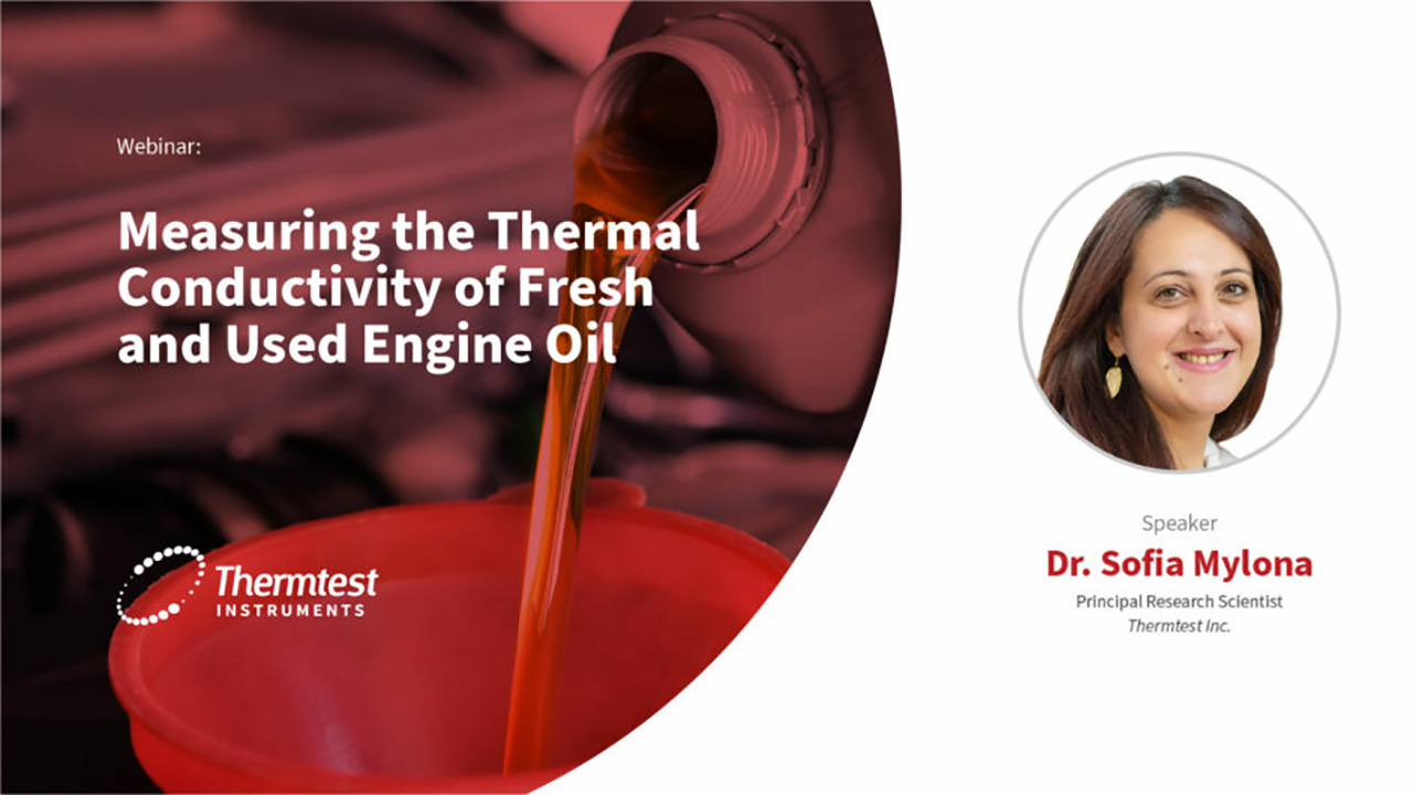 Measuring the Thermal Conductivity of Fresh and Used Engine Oil