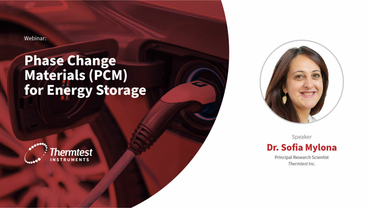 Phase Change Materials (PCM) for Energy Storage