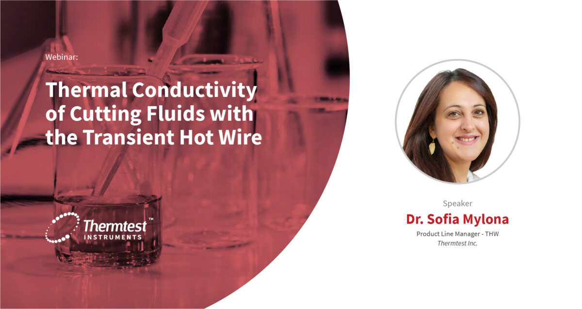 Thermal Conductivity of cutting fluids with the Transient Hot Wire