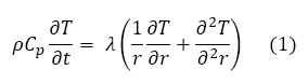 fourier conduction equation