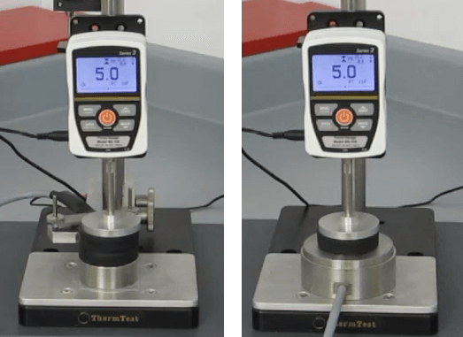 Thermal Conductivity Applications Rubber Testing Set Up