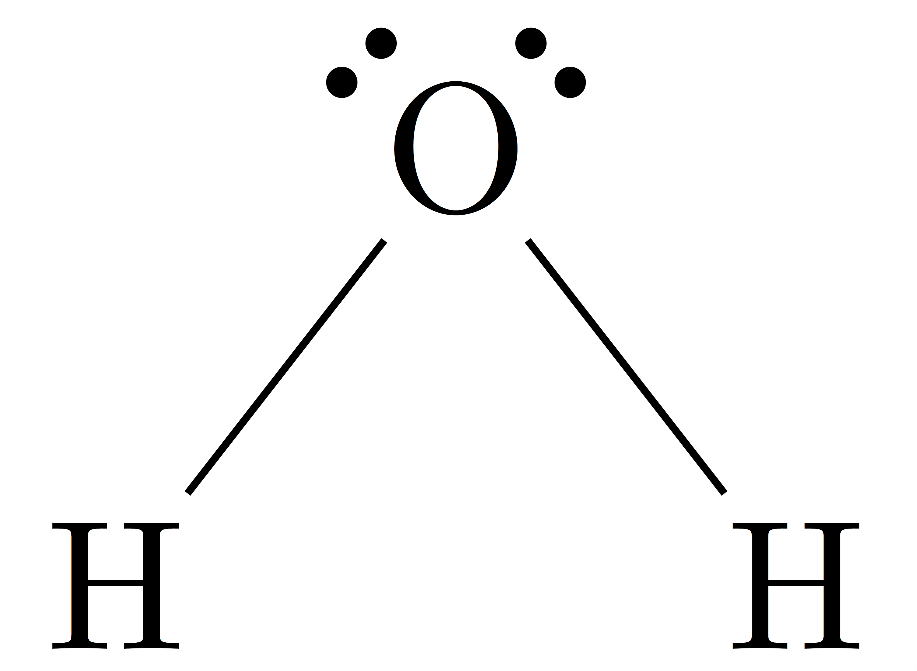 water molecule diagram
